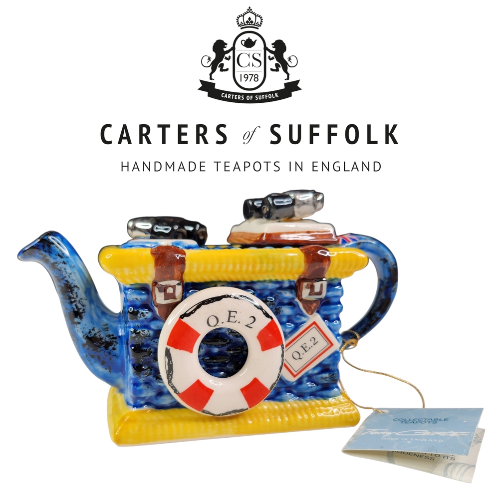 Collectible Ceramic Teapot Tony Carter , Made In England
